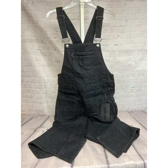 Harley-Davidson Pants - Harley Davidson Limited Edition Workwear Denim Overalls Black Womens Size 30